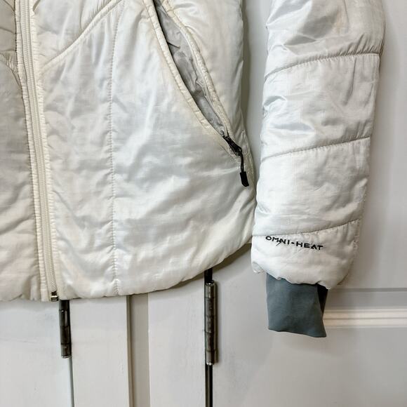 COLUMBIA White Kaleidaslope II Jacket Omni-Heat Insulated Thermal Coat | Small - Picture 8 of 15